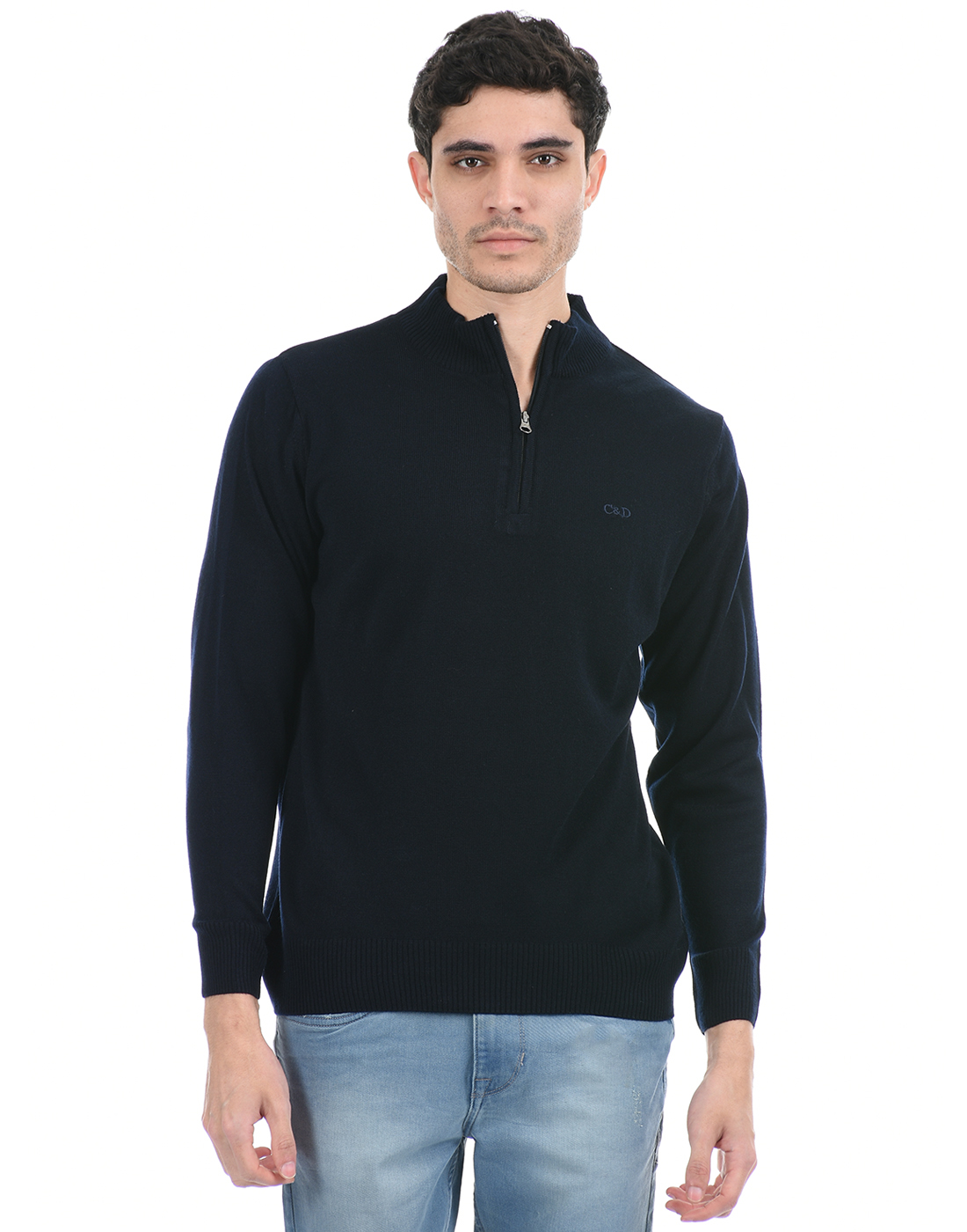 Cloak & Decker by Monte Carlo Men Dark Blue Pullover